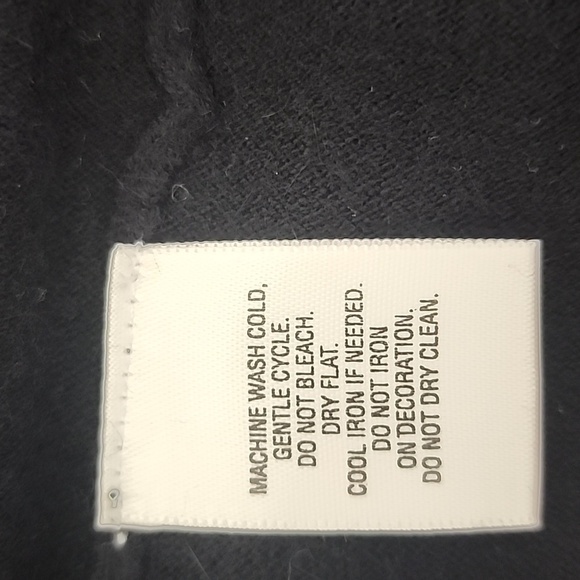 NWT Apostrophe Black 7% Rabbit Hair Sweater Size S - Picture 10 of 10